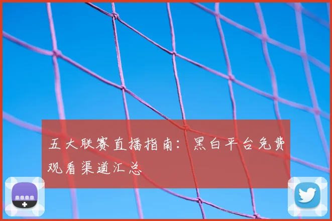 五大联赛直播指南：黑白平台免费观看渠道汇总