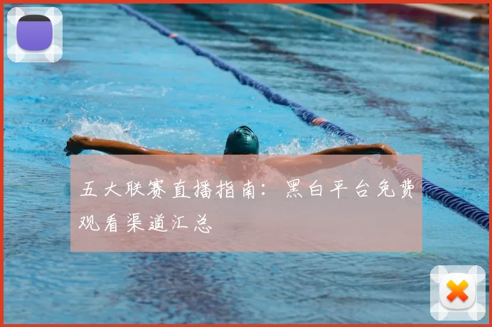 五大联赛直播指南：黑白平台免费观看渠道汇总